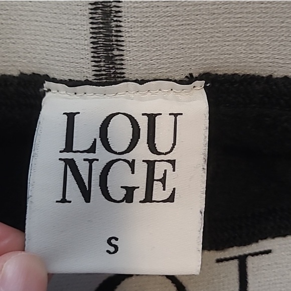 Black Lounge Sweatpants Jogger Style Structured - Picture 5 of 11